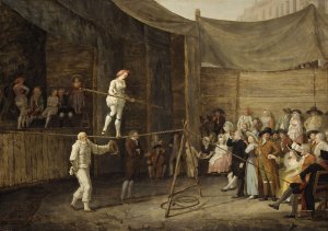 The Rope Dance by Leonard Defrance Oil Painting