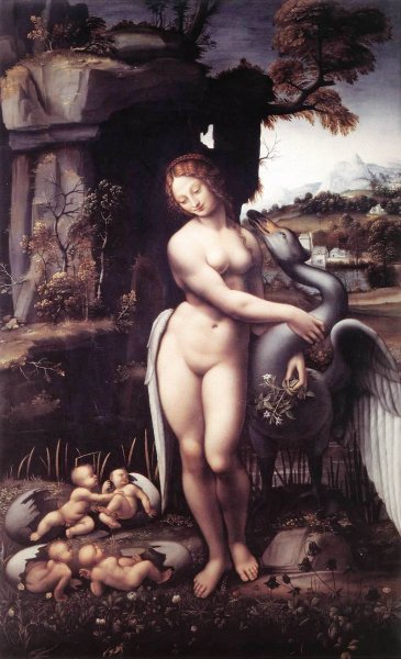 Main Product Photo of Leda     Painting by Leonardo Da Vinci