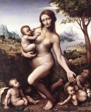 Leda by Leonardo Da Vinci Oil Painting