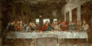 The Last Supper - Before Restoration painting by Leonardo Da Vinci