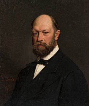 Portrait o f Aleksander Branicki by Leonardo Gasser Oil Painting