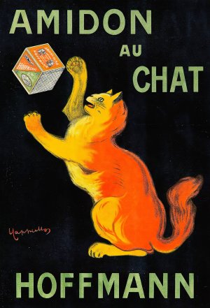 Amidon Au Chat by Leonetto Cappiello Oil Painting