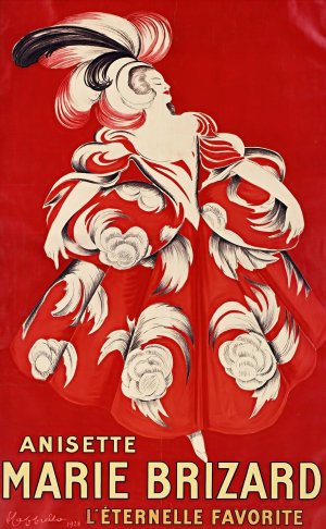 Anisette Marie Brizard L'eternelle Favorite by Leonetto Cappiello Oil Painting