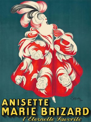 Anisette Marie Brizard by Leonetto Cappiello Oil Painting