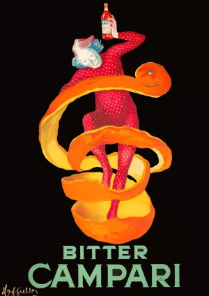 Bitter Campari by Leonetto Cappiello Oil Painting