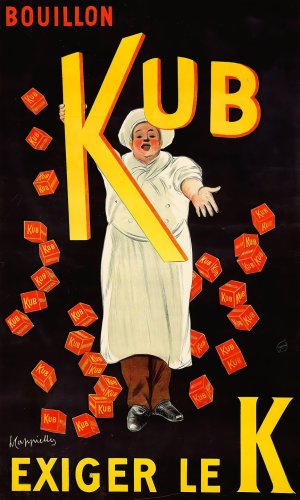 Bouillon Kub by Leonetto Cappiello Oil Painting