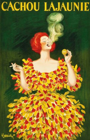 Cachou Lajaunie by Leonetto Cappiello Oil Painting