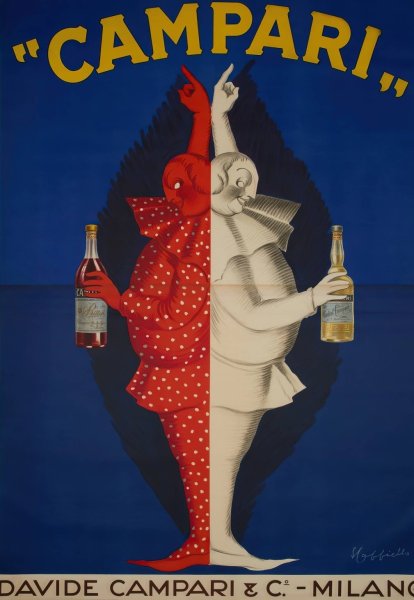 Campari  by Leonetto Cappiello - Hand-Painted Oil Painting Reproduction