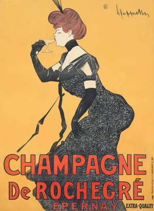 Champagne De Rochegre by Leonetto Cappiello Oil Painting