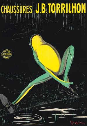 Chaussures J.B. Torrilhon by Leonetto Cappiello Oil Painting