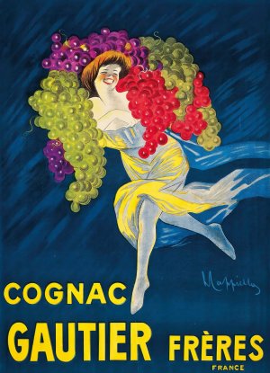Cognac Gautier Freres by Leonetto Cappiello Oil Painting