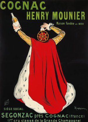 Cognac Henry Mounier by Leonetto Cappiello Oil Painting