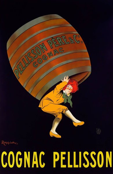 Main Product Photo of Cognac Pellisson  Painting by Leonetto Cappiello