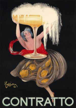 Contratto by Leonetto Cappiello Oil Painting