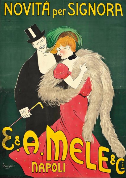 Main Product Photo of E. And A. Mele And Ci  Painting by Leonetto Cappiello