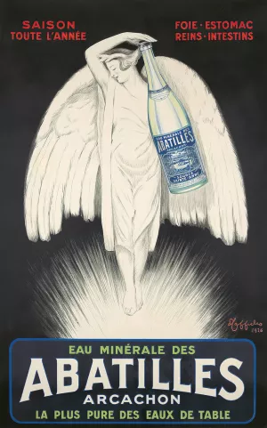 Eau Minerale des Abatilles by Leonetto Cappiello Oil Painting
