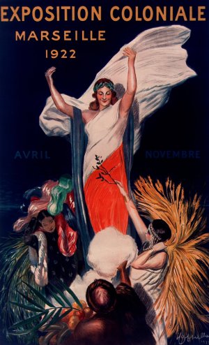 Exposition Coloniale, Marseille 1922 by Leonetto Cappiello Oil Painting