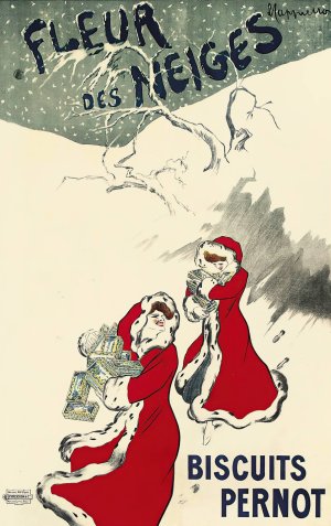 Fleur Des Nieges by Leonetto Cappiello Oil Painting