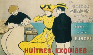 La Caisse Simon by Leonetto Cappiello Oil Painting