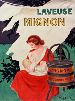 Laveuse Mignon by Leonetto Cappiello Oil Painting