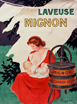 Laveuse Mignon by Leonetto Cappiello Oil Painting