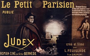 Le Petit Parisien publie Judex, roman-cine par Arthur Bernede by Leonetto Cappiello Oil Painting