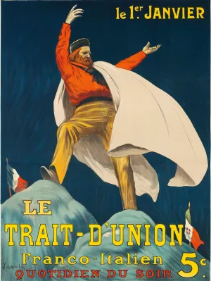 Le Trait-D'union by Leonetto Cappiello Oil Painting