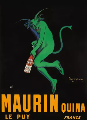 Maurin Quina by Leonetto Cappiello Oil Painting