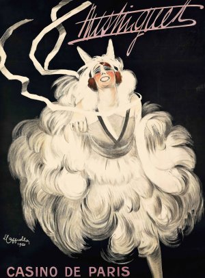 Mistinguett, Casino De Paris by Leonetto Cappiello Oil Painting