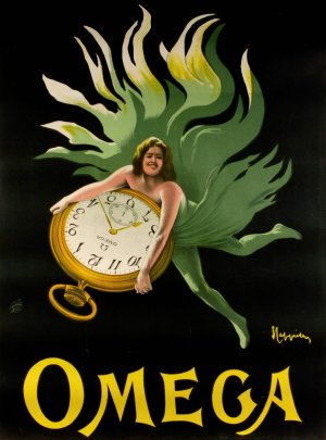 Omega by Leonetto Cappiello Oil Painting
