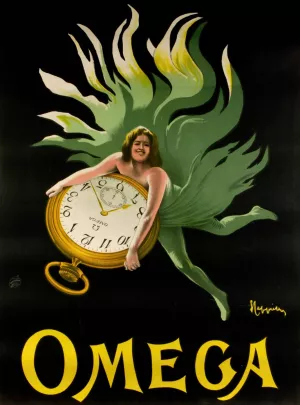 Omega by Leonetto Cappiello Oil Painting