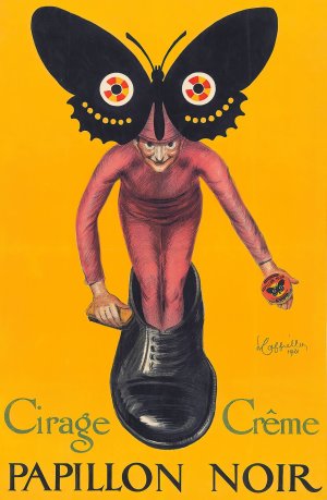 Papillon Noir by Leonetto Cappiello Oil Painting
