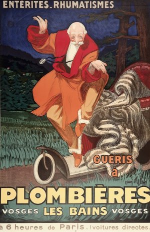 Plombieres-Les-Bains by Leonetto Cappiello Oil Painting