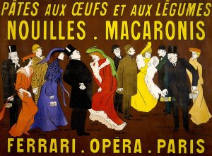 Poster for noodles and pasta by Leonetto Cappiello Oil Painting