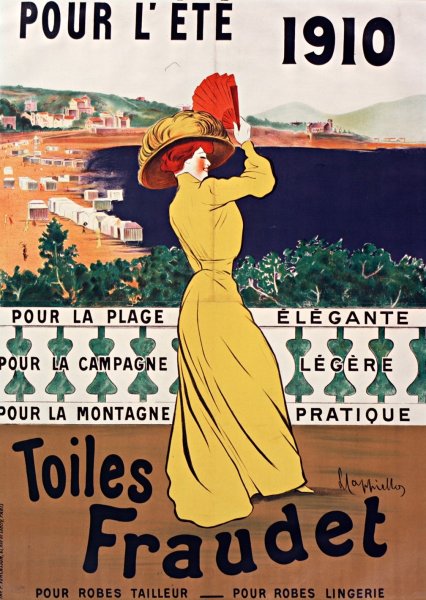 Pour l'ete  by Leonetto Cappiello - Hand-Painted Oil Painting Reproduction