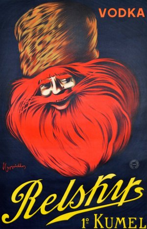 Relsky'S Vodka by Leonetto Cappiello Oil Painting