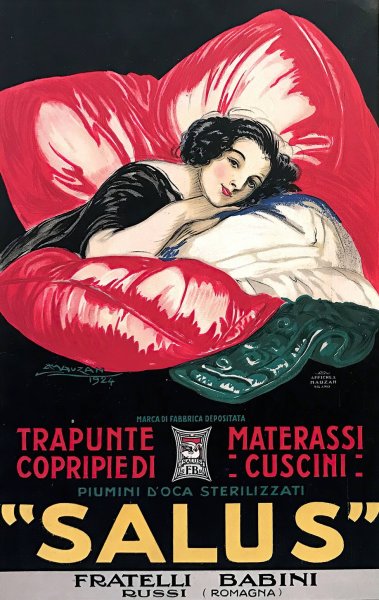 Salus  by Leonetto Cappiello - Hand-Painted Oil Painting Reproduction
