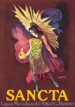Sancta by Leonetto Cappiello Oil Painting