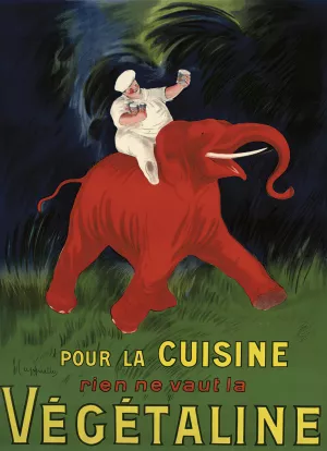 Vegetaline by Leonetto Cappiello Oil Painting