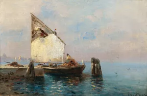 Maritime Painting Oil painting by Leontine Von Littrow