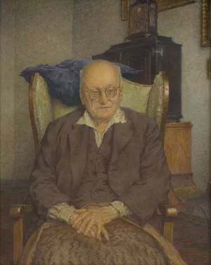 Alexander Demetrius Goltz, Maler by Leopold Blauensteiner Oil Painting