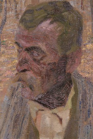Portrat by Leopold Blauensteiner Oil Painting