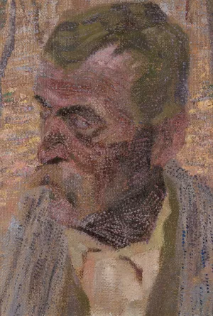 Portrat by Leopold Blauensteiner Oil Painting