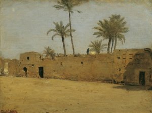 Das Dorf Matarije by Leopold Carl Muller Oil Painting