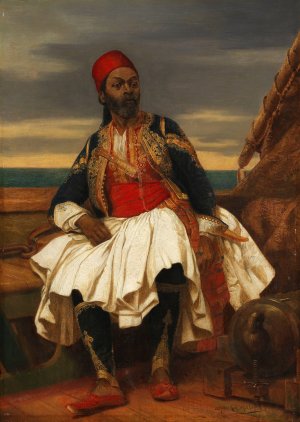 Der Griechische Mohr by Leopold Carl Muller Oil Painting