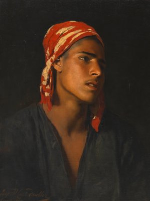 Diener Hassan by Leopold Carl Muller Oil Painting