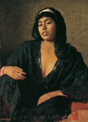Nefusa by Leopold Carl Muller Oil Painting