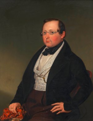 Kaiserlicher Rat Negelli by Leopold Fertbauer Oil Painting