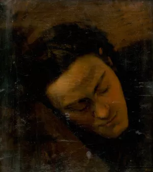 Head Study of a Man by Leopold Horovitz Head Study of a Man by Leopold Horovitz Oil Painting