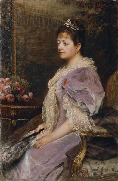 Honora Krall  by Leopold Horovitz - Hand-Painted Oil Painting Reproduction